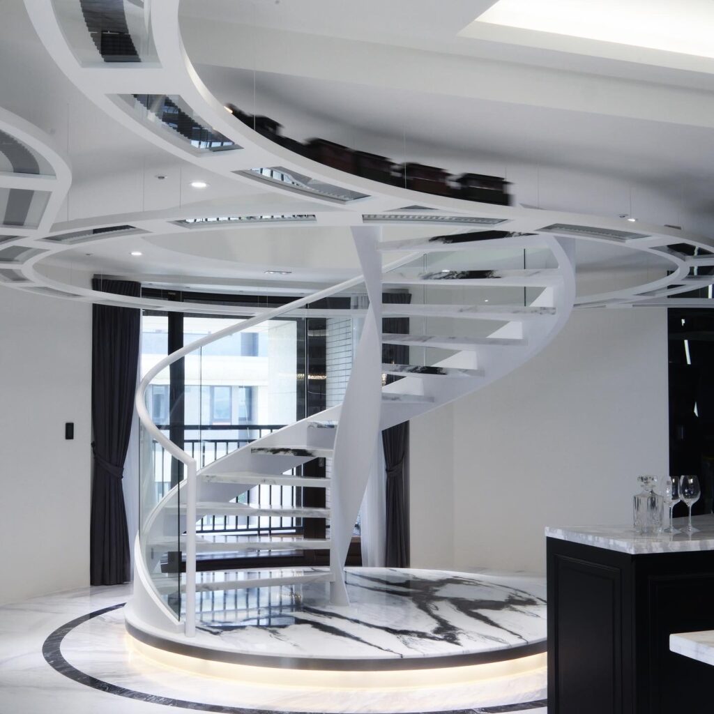 台北室內設計｜旋轉樓梯設計｜綺羅室內設計